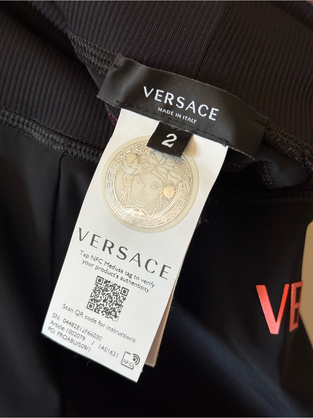 Versace La Greca Leggings Size Small - Picture 5 of 6